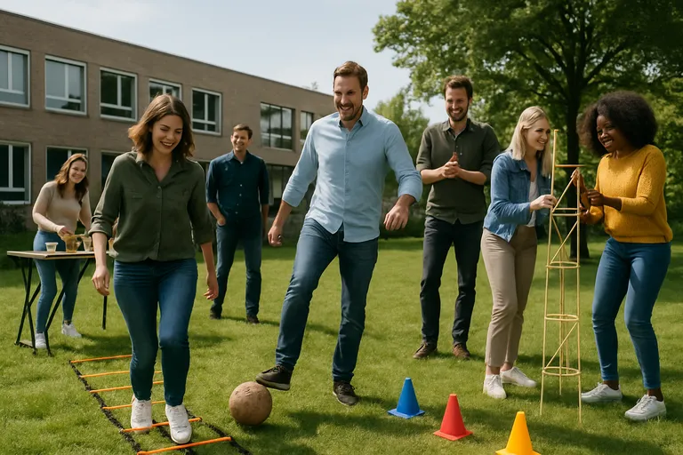 Breng je team in beweging met teambuilding op jullie eigen locatie