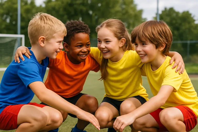 Spelenderwijs teambuilding in jeugdsport: samenwerking en vertrouwen in kinderteams