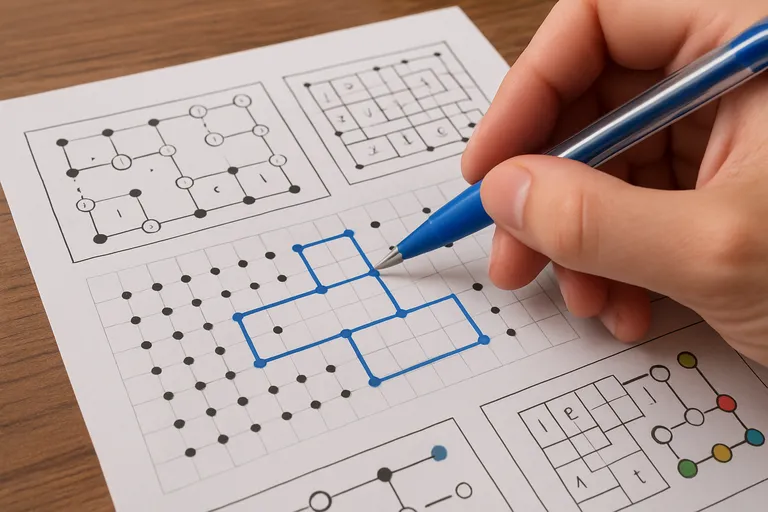 Van punt naar punt: verbind slimme lijnen in je rasterpuzzels