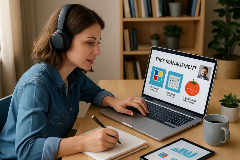Haal meer uit je dag met een interactieve online cursus timemanagement