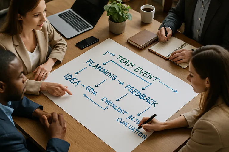 Planning van idee tot evaluatie