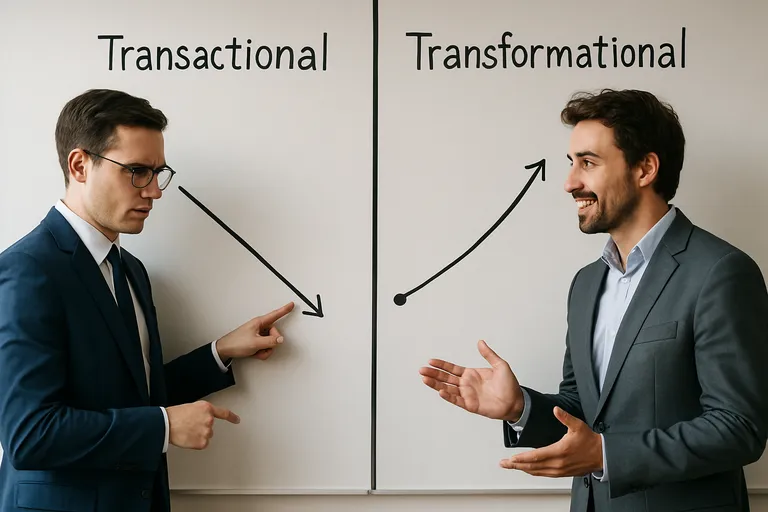 Transformationeel versus transactioneel leiderschap