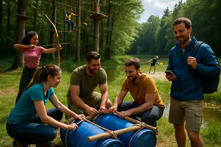 Versterk je team in de natuur met avontuurlijke outdoor teambuilding
