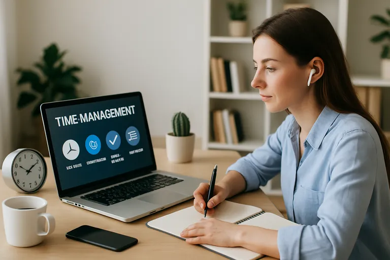 Voordelen van een online cursus time management