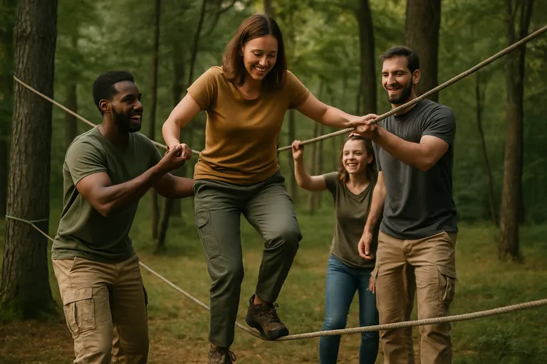 Wat zijn teambuilding activiteiten outdoor